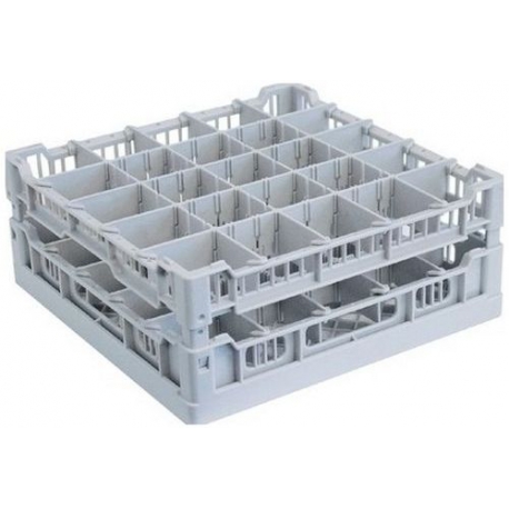 PANIER PLASTIQUE VERRE 25 CASE - ITQ415