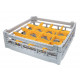 PANIER A VERRES L 500MM LAR. 500MM H 260MM 9 COMPARTIMENTS 150X150MM
