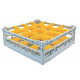 PANIER A VERRES L 500MM LAR. 500MM H 140MM 16 COMPARTIMENT 113X113 MM FRIES RACK