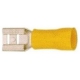 FLAT PIN YELLOW 4.0-6.0MMÂ² 6.3MM BY 100P - TIQ3282