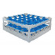 PANIER A VERRES L 500MM LAR. 500MM H 185MM 25 COMPARTIMENT 90X90MM FRIES RACK