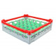 PANIER A VERRES L 500MM LAR. 500MM H 115MM 36 COMPARTIMENTS 74X74MM FRIES RACK
