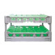 PANIER A VERRES L 500MM LAR. 500MM H 230MM 36 COMPARTIMENTS 74X74MM FRIES RACK