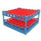PANIER A VERRES L 500MM LAR. 500MM H 230MM 49 COMPARTIMENTS 63X63MM FRIES RACK - ITQ447