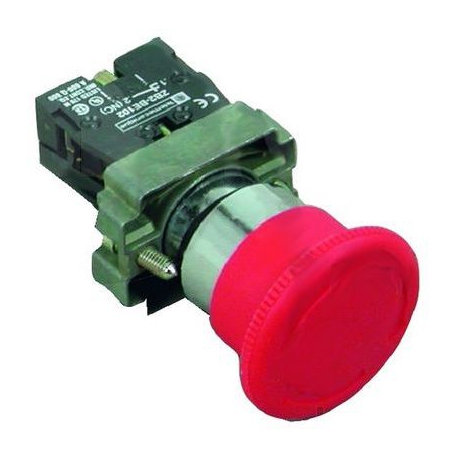 BOTON PARO D`URGENCE CORTE Ã­22MM 240V 10A - MNQ694