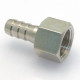 FITTING GERADE 1/8 F MIT VERBINDUNG REEDED Ø9MM