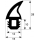 SOGECO DOOR SEAL FOR OVEN SOLD PER METRE ORIGINAL