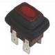 ILLUMINATED MASTER SWITCH WITH BOOT 220V 16A L:20MM