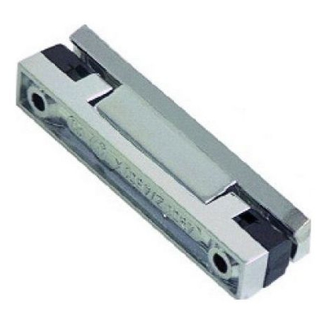 CHARNIERE CHROMEE L:100MM L:17MM ENTRAXE 80MM - TIQ4884