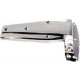 HINGE WITHOUT RAMP DECALAGE 27MM L:222MM CHROME-PLATED ORIGI - TIQ66717