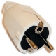 PLUG CEE PVC GREY RIGHT WITH CASING - TIQ3248