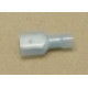 LOT 100P THIMBLE MALE ISOLEE 6.3X0.8MM 1.5-2.5MM BLAU - TIQ3368