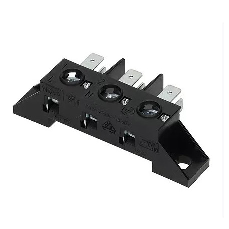TERMINAL DE CONEXION 3 POLOS 6MMý 450V 40A MAX 150ø - TIQ3397