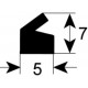 JOINT DE COUVERCLE 5X5MM 1700MM L:1700MM - fnq738