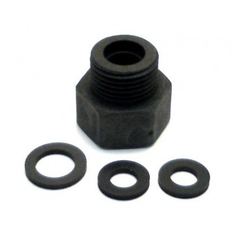 REDUCER PLASTIC + GASKETS M1/2 X F 3/8 - IQ2650