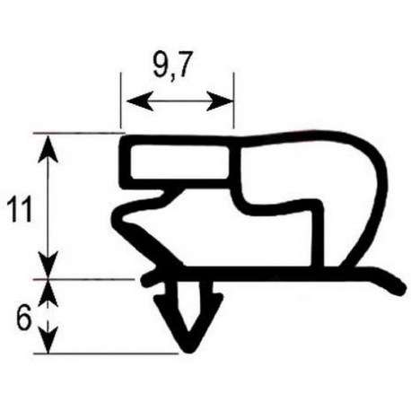 JOINT DE PORTE 610X1690MM 1/1 - TIQ65468