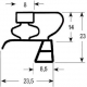 JOINT DE PORTE 670X1560MM 1/1 MARENO 2304400/2