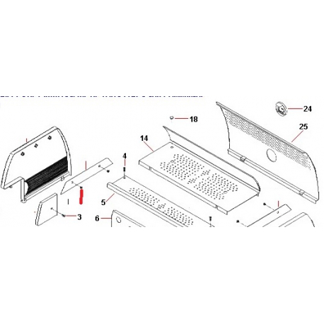 SCREW FIXING MASK INTERNAL DOOR CUP ORIGIN - CQ223