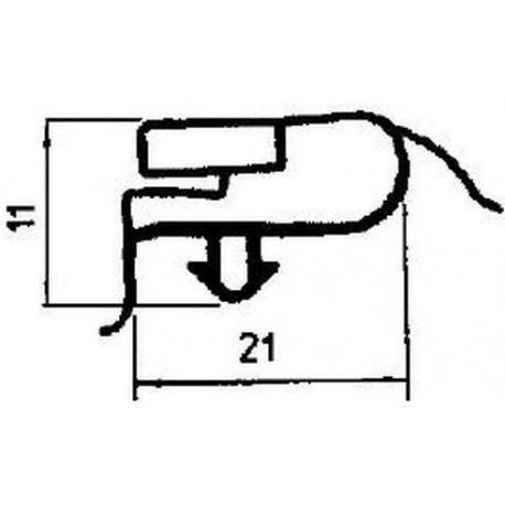 JOINT DE PORTE 685X1515MM 1/1 - TIQ65469