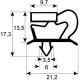 JOINT DE PORTE 685X1600MM 1/1 - TIQ65345