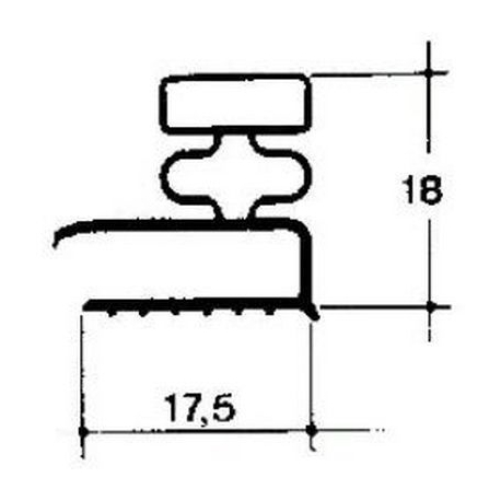 GUARNIZIONE DI PORTA BIANCO PAR 2 M.VEND - TIQ65258