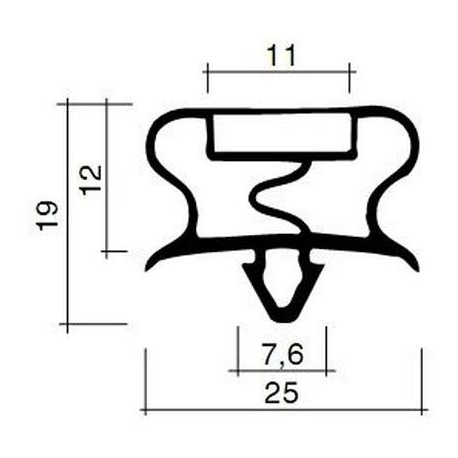 JOINT PVC A CLIPSER BLANC 2.5M - TIQ63734