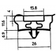 DOOR GASKET ZS 550-1 464X1530MM 1/1 - TIQ65305