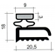 JOINT PVC PLAT BLANC PAR 2.5M - TIQ63842