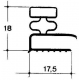 GASKET FRIGOPO /MARENO OF DRAWER 385X190MM 1/3 MARENO 336500