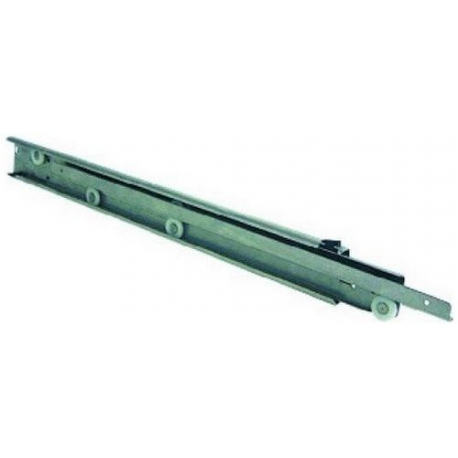 PAIR RAIL SLIDING CLIPSABLE L:600MM L:18MM INOX - TIQ4271