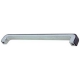 HANDLE WITH INSERT BLACK L:400MM CHROME-PLATED BETWEEN AXIS - TIQ4028
