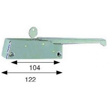 CLOSURE G785 OF DOOR WITH SPANNERS L:122MM BETWEEN AXIS - TIQ4091