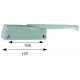 DOOR HANDLE 122MM NO KEY SPACING 104MM - TIQ4090