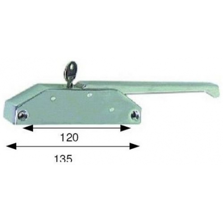 CLOSURE G685C OF DOOR WITH SPANNERS L:135MM BETWEEN AXIS - TIQ4095