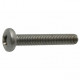 VITE M4X5MM INOX TESTA Ã˜8MM PER 20P - TIQ3408