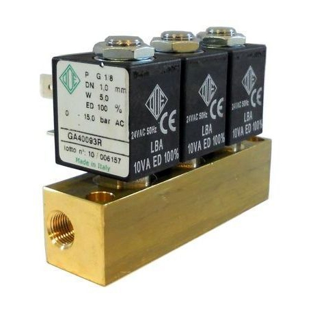 BLOCK 3 SOLENOID 2WAYS 24V.D.C - 70564961