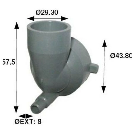 BASE HORIZONTAL LEFT MIXER - IQN176