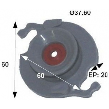 GREY CLAMP FLANGE - IQN195