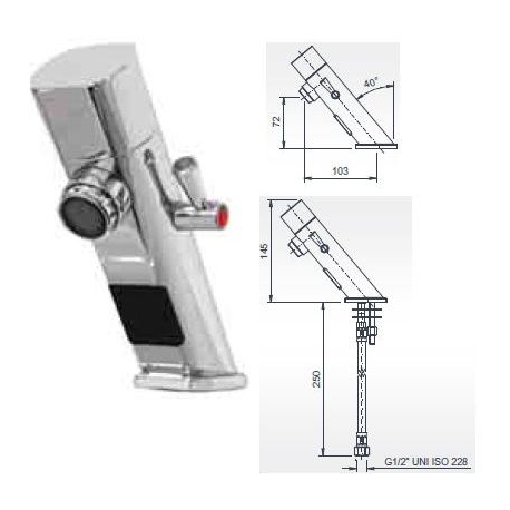 MISCELAZIONE DI LAVABO CON PHOTOCELLULE - ITQ900