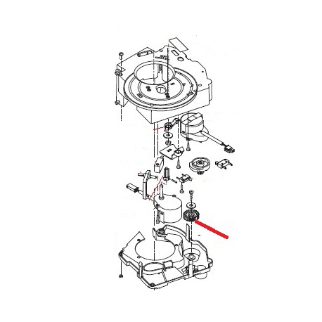 ROUE DENTEE ORIGINE SAECO - FRQ8886