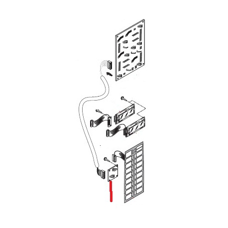 PLATINE CONNEXION CLAVIER ORIGINE SAECO - FRQ8839