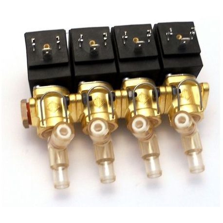 BLOCK-4-SOLENOID ODE BODY IN BRASS 2SENDER 14W 230V - IQN782