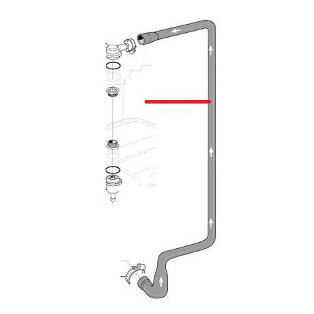 TUYAU LAVAGE SUPERIEUR FC4 - PQQ293