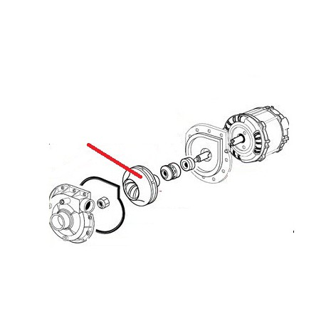 ESCARGOT POUR ELECTROPOMPE LGB ZF380SX - PQQ388