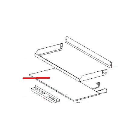 PLAQUE ACIER GRENAILLE PS 900 A PRECISER: GAZ OU ELECTRIQUE - EYQ8843