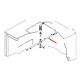 BRACCIO DI RISCIAQUO COMPLETO C426 ORIGINALE - XEHQ6588