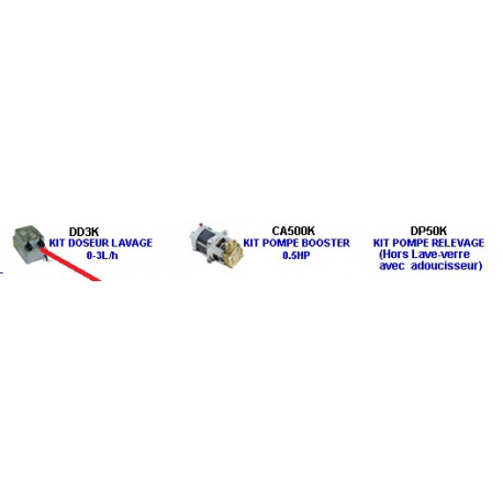 KIT DOSATORE DETERGENTE 0.3LT/H PER LAVERIE KRUPPS ORIGINALE - QQ8X