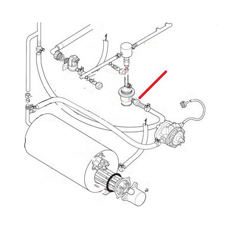 RACCORD DE RINCAGE INOX VST 1/4' ORIGINE LAMBER - TIQ10287