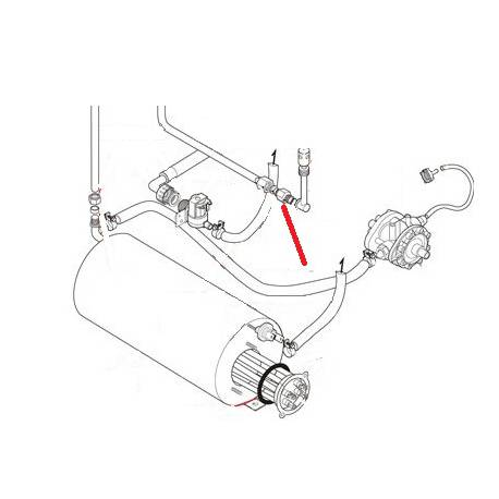 RACCORD DE RINCAGE INOX VST 3/8' - 1/4' ORIGINE LAMBER - TIQ10208