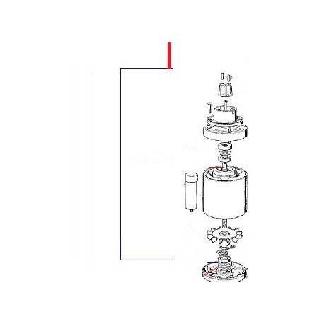 MOTOR ONLY OF MOTO REDUCER - FPQ893